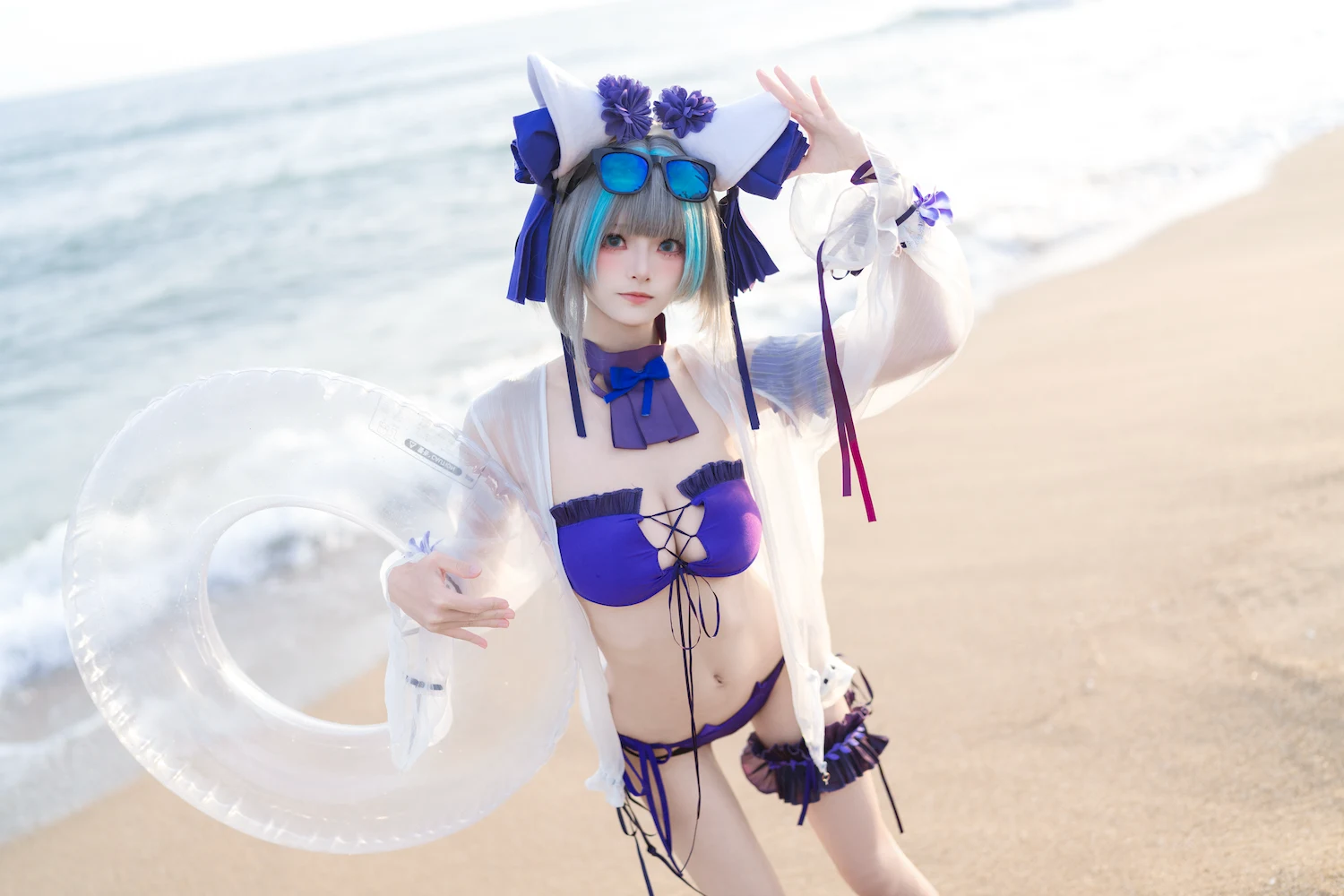 九柒喵写真图片 性感美少女网红模特