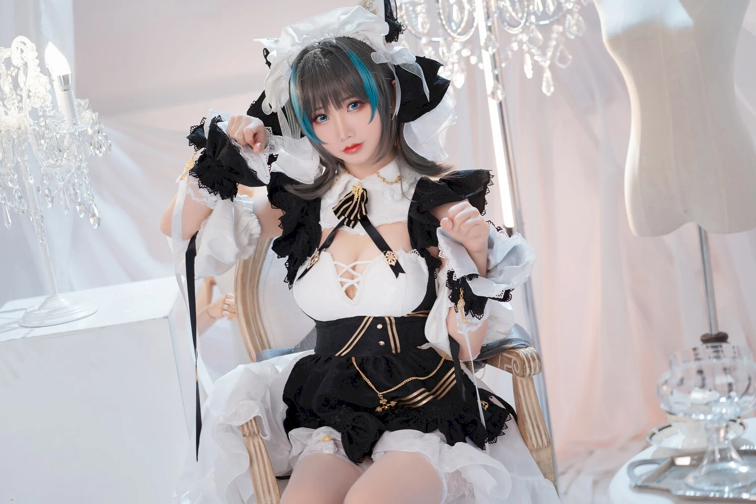 面饼仙儿写真图片 性感美少女网红模特