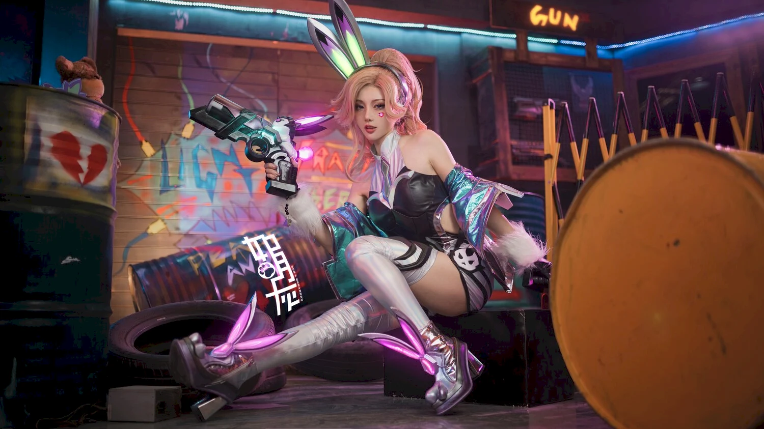如月灰写真图片 性感美少女网红模特