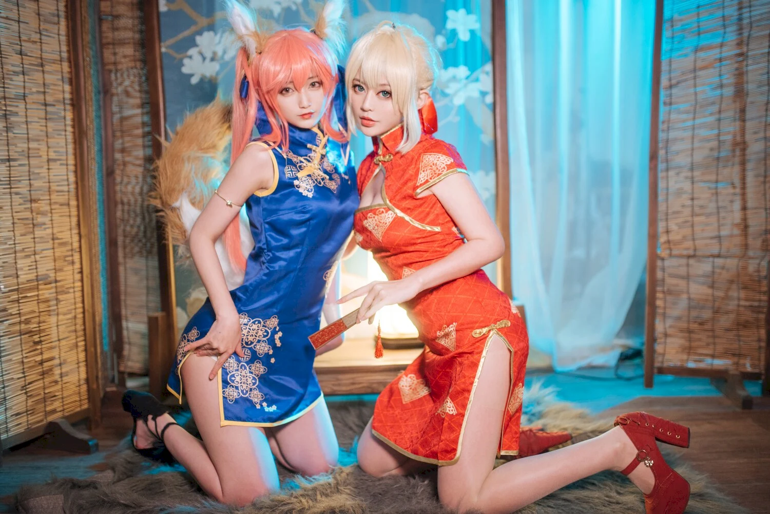 铁板烧鬼舞w写真图片 性感美少女网红模特