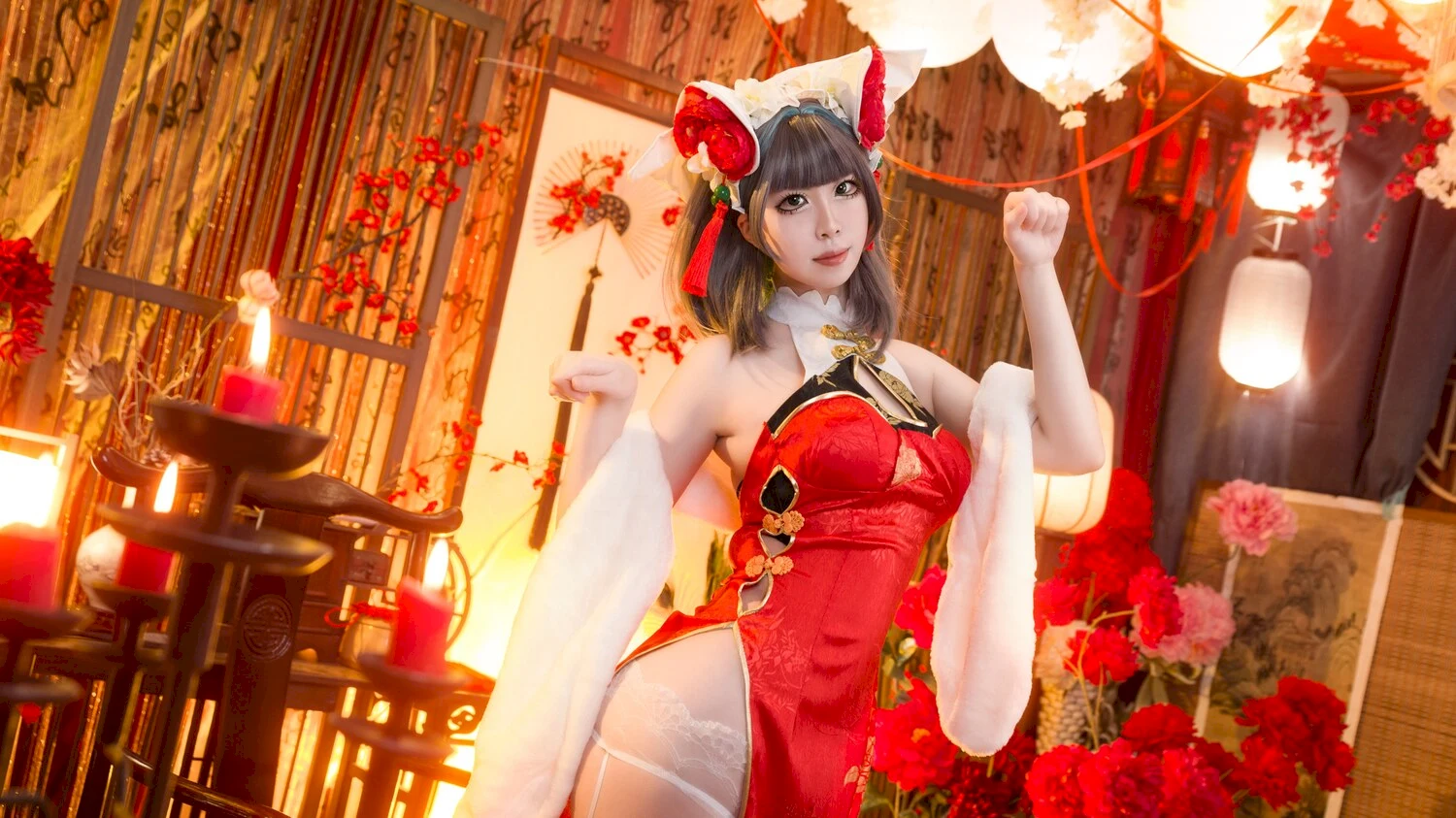 大米米球写真图片 性感美少女网红模特