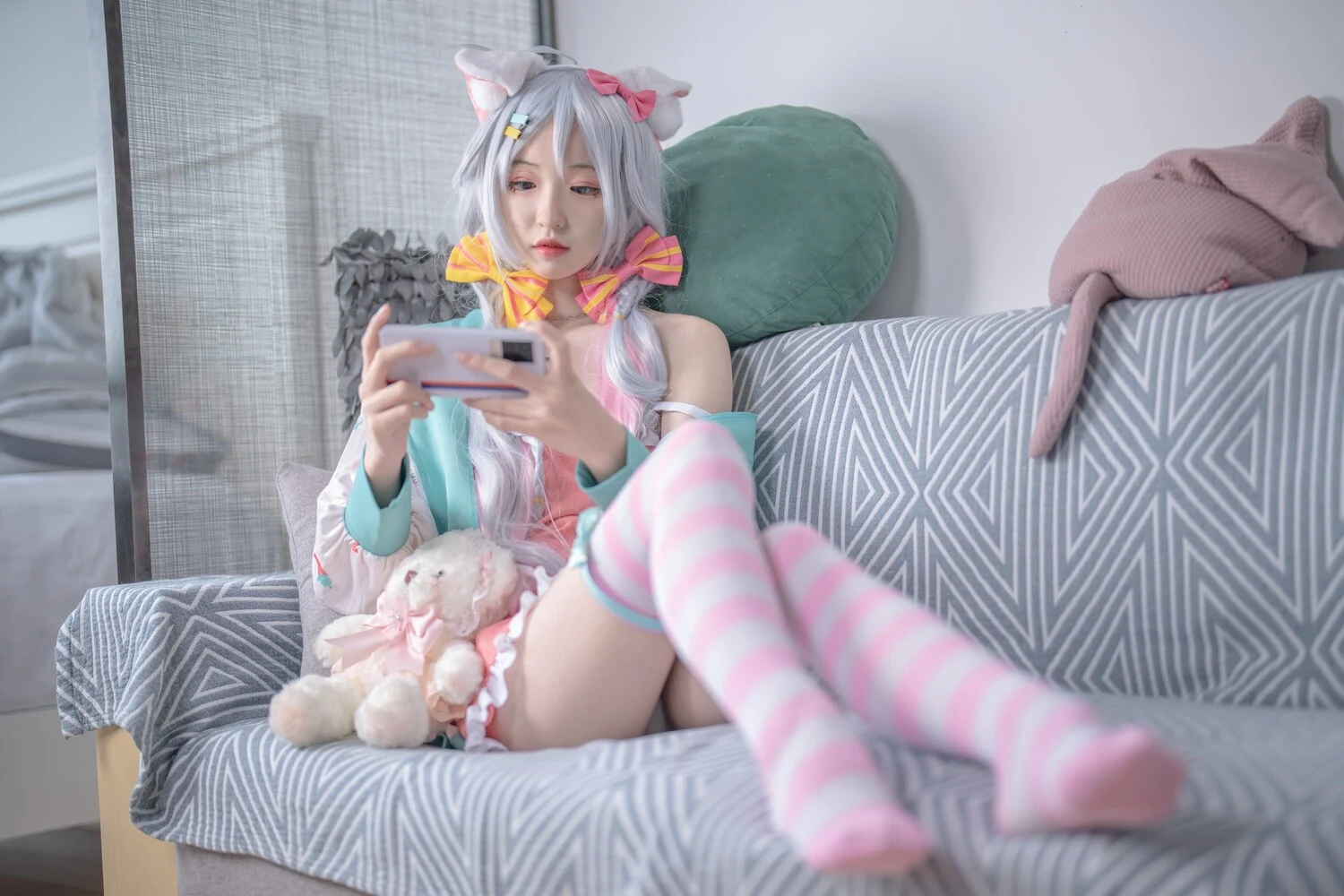 SA_海藻酸钠写真图片 性感美少女网红模特