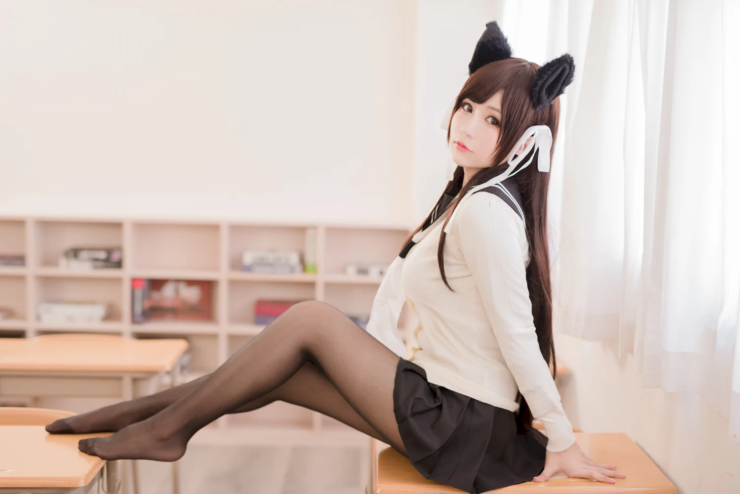 白神泱写真图片 性感美少女网红模特