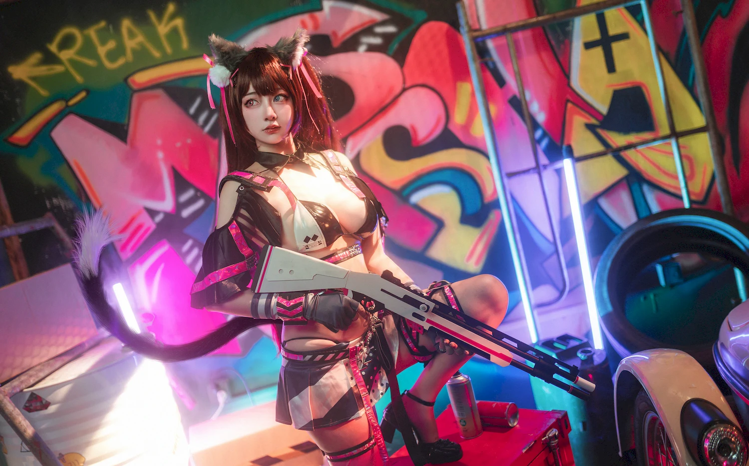 Halo_酱写真图片 性感美少女网红模特