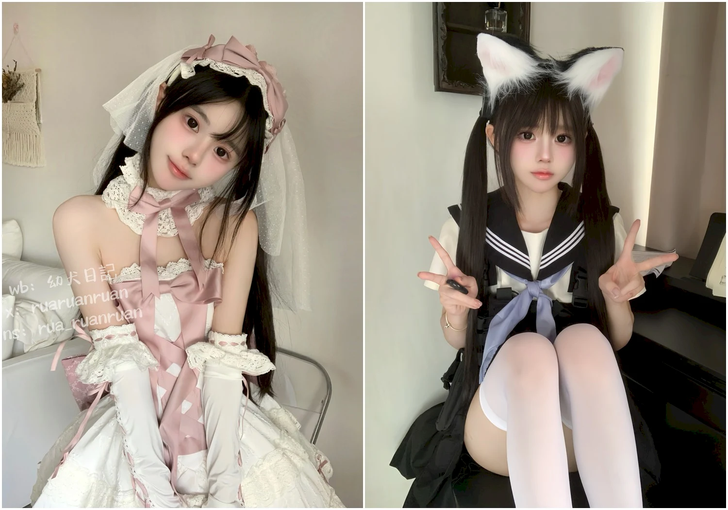 rua阮阮写真图片 性感美少女网红模特