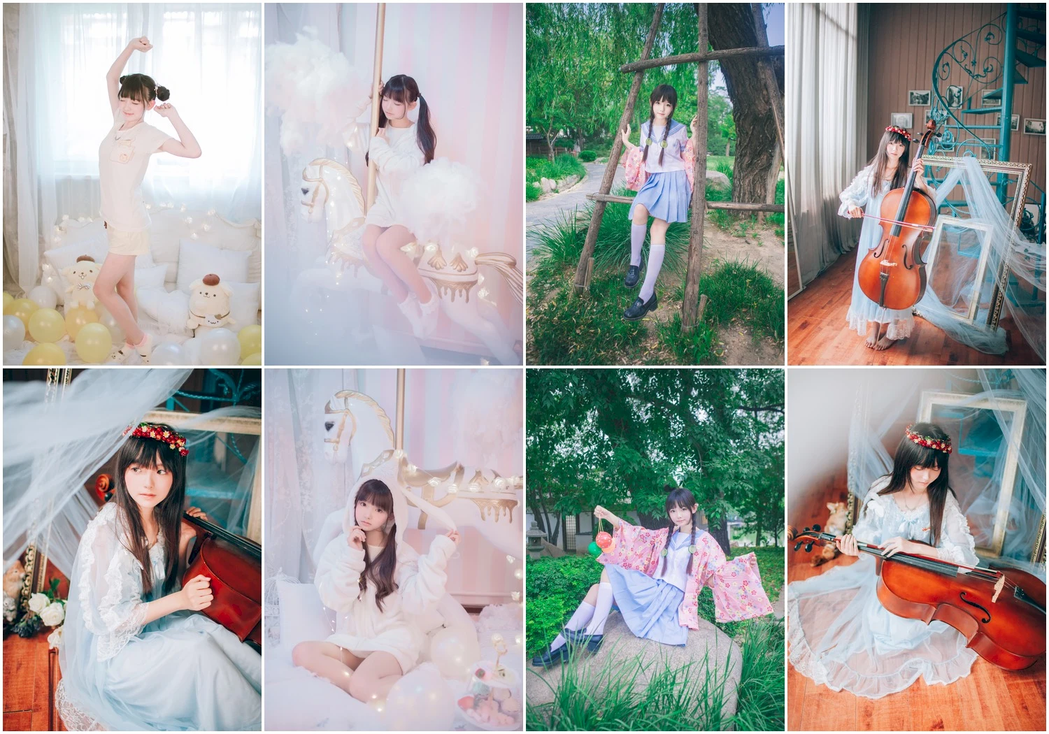樱群写真图片 性感美少女网红模特