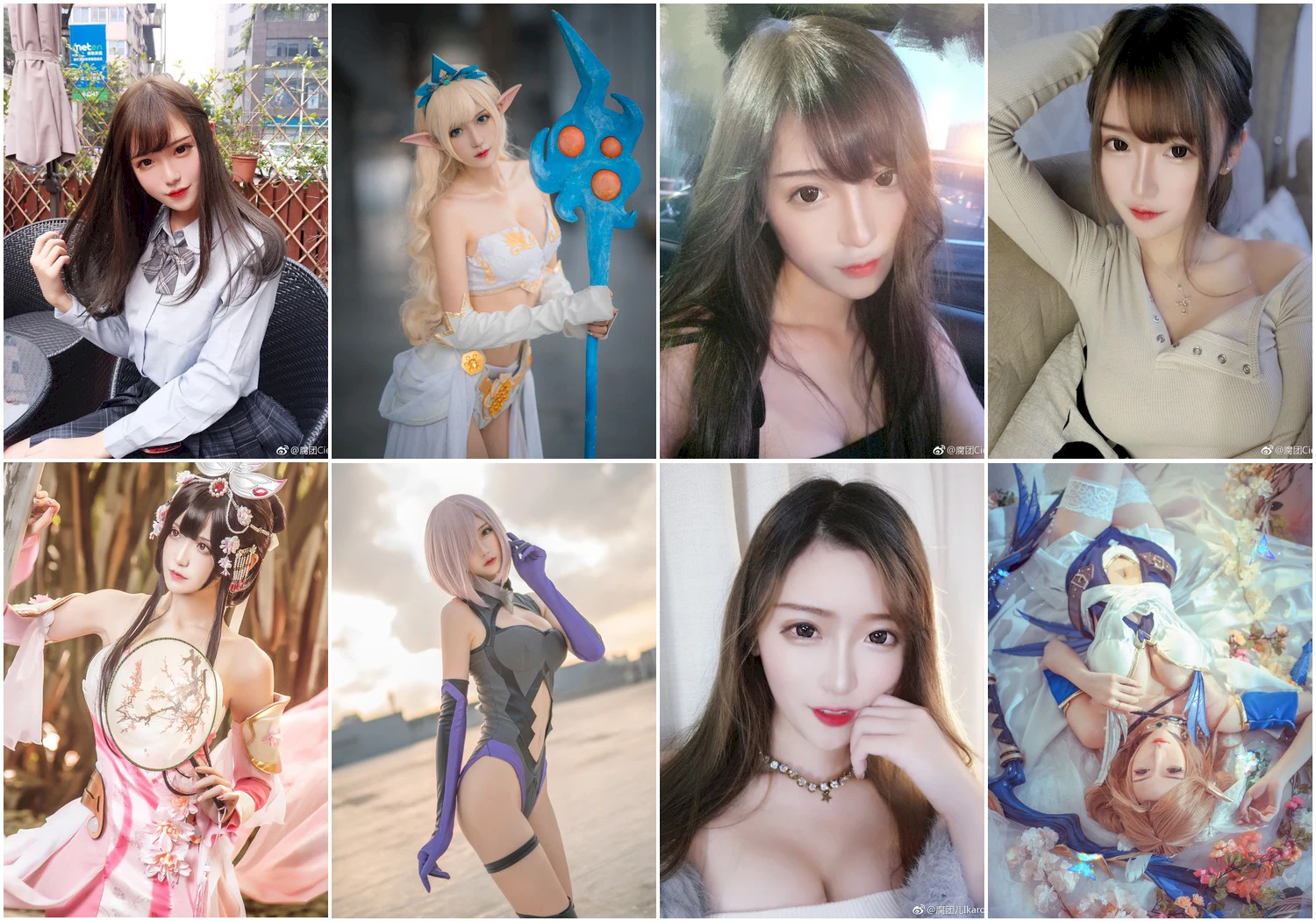 腐团儿写真图片 性感美少女网红模特