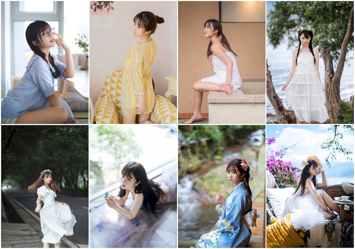 镜酱写真图片 性感美少女网红模特
