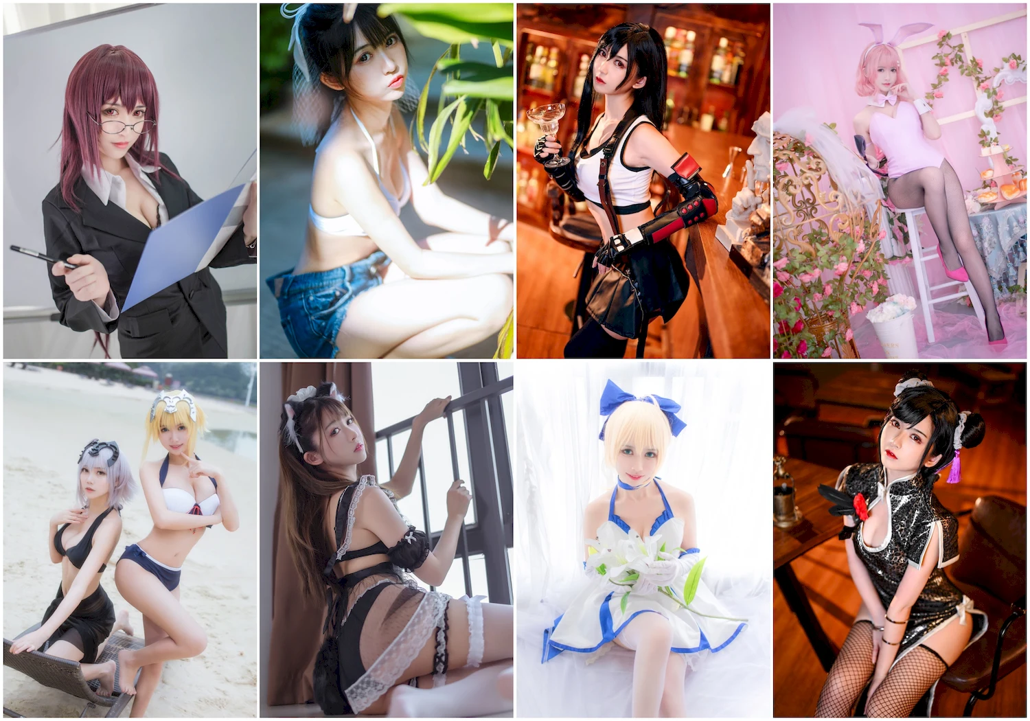 鳗鱼霏儿写真图片 性感美少女网红模特