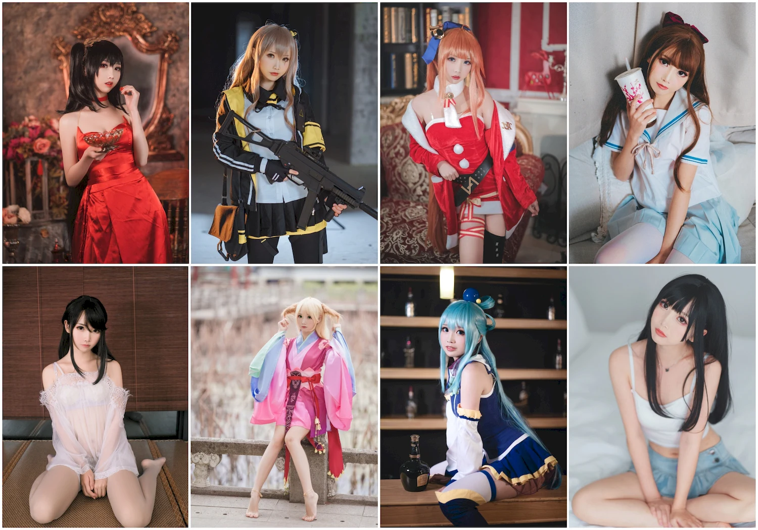 面饼仙儿写真图片 性感美少女网红模特