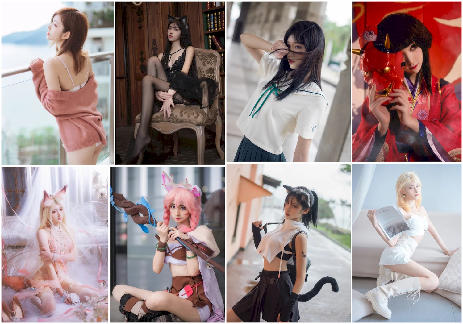 南桃Momoko写真图片 性感美少女网红模特