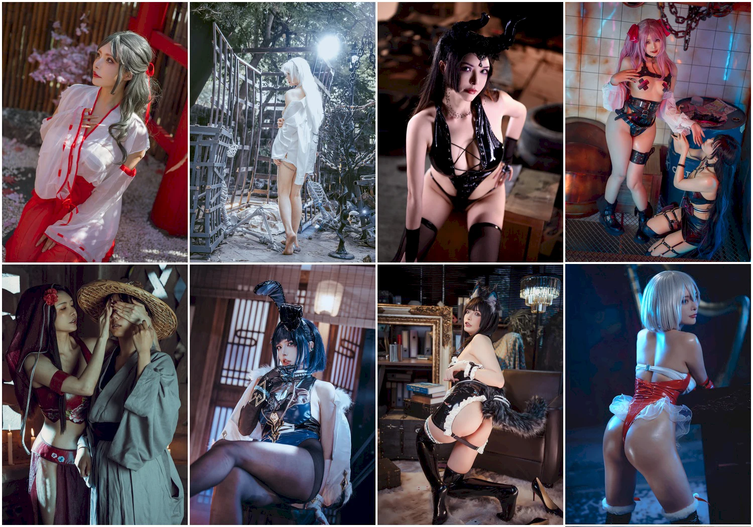 秋和柯基写真图片 性感美少女网红模特