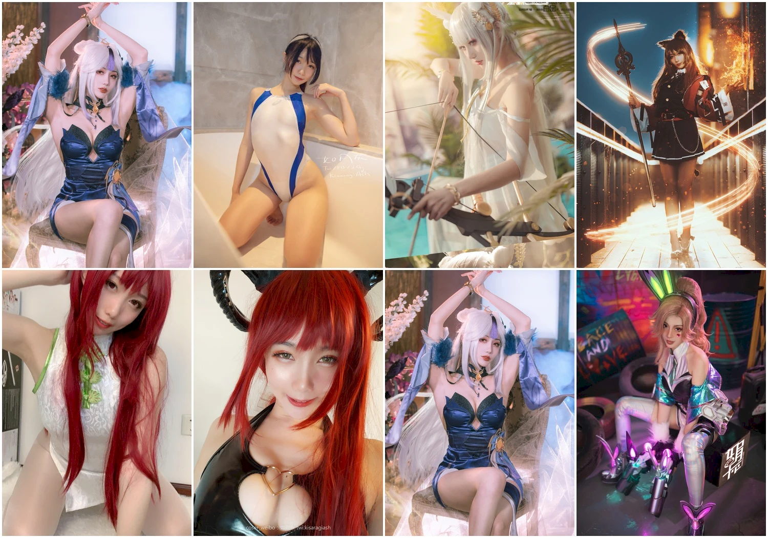 如月灰写真图片 性感美少女网红模特