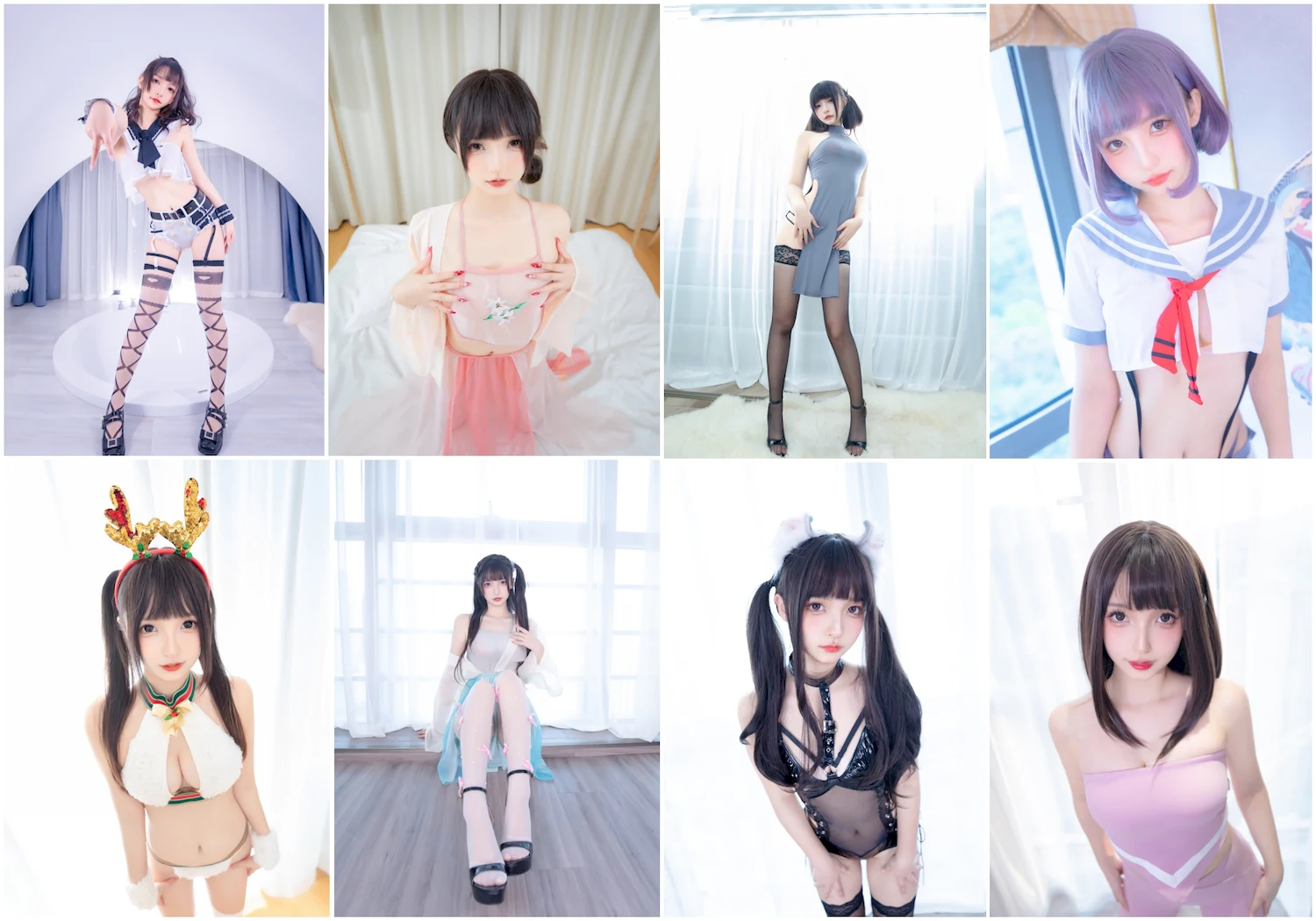 神楽坂真冬写真图片 性感美少女网红模特