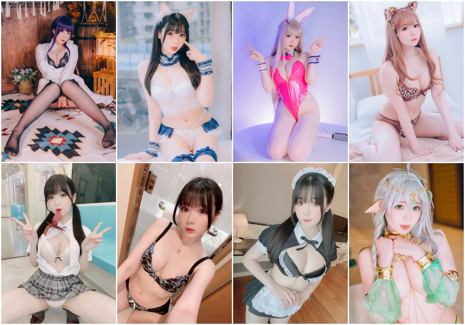 霜月shimo写真图片 性感美少女网红模特