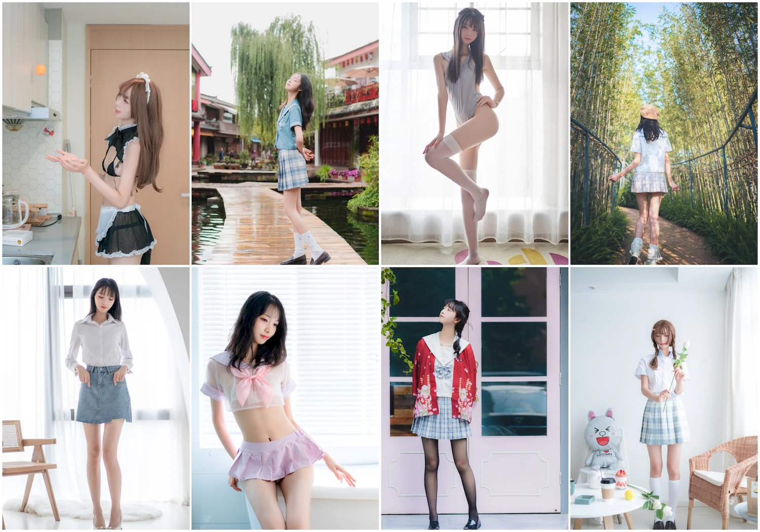 西瓜少女写真图片 性感美少女网红模特