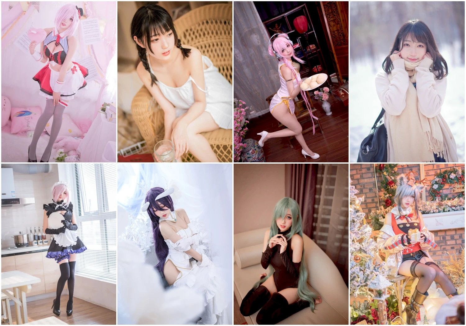 周叽是可爱兔兔写真图片 性感美少女网红模特
