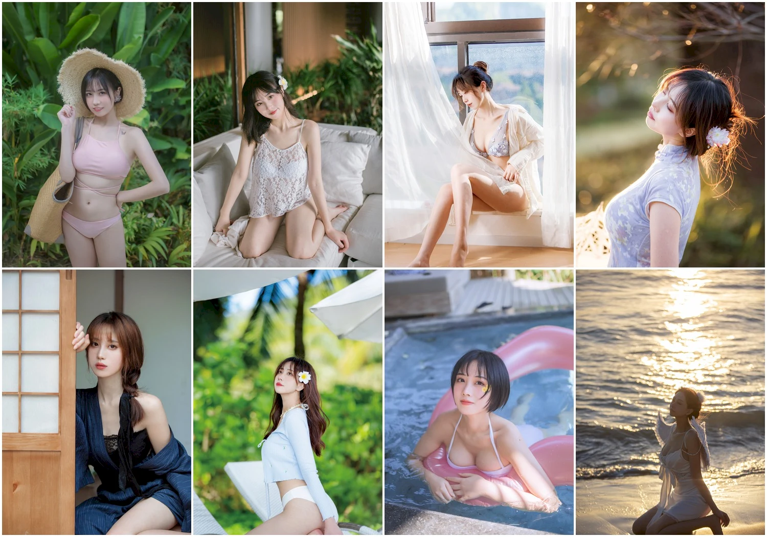 念雪ww写真图片 性感美少女网红模特