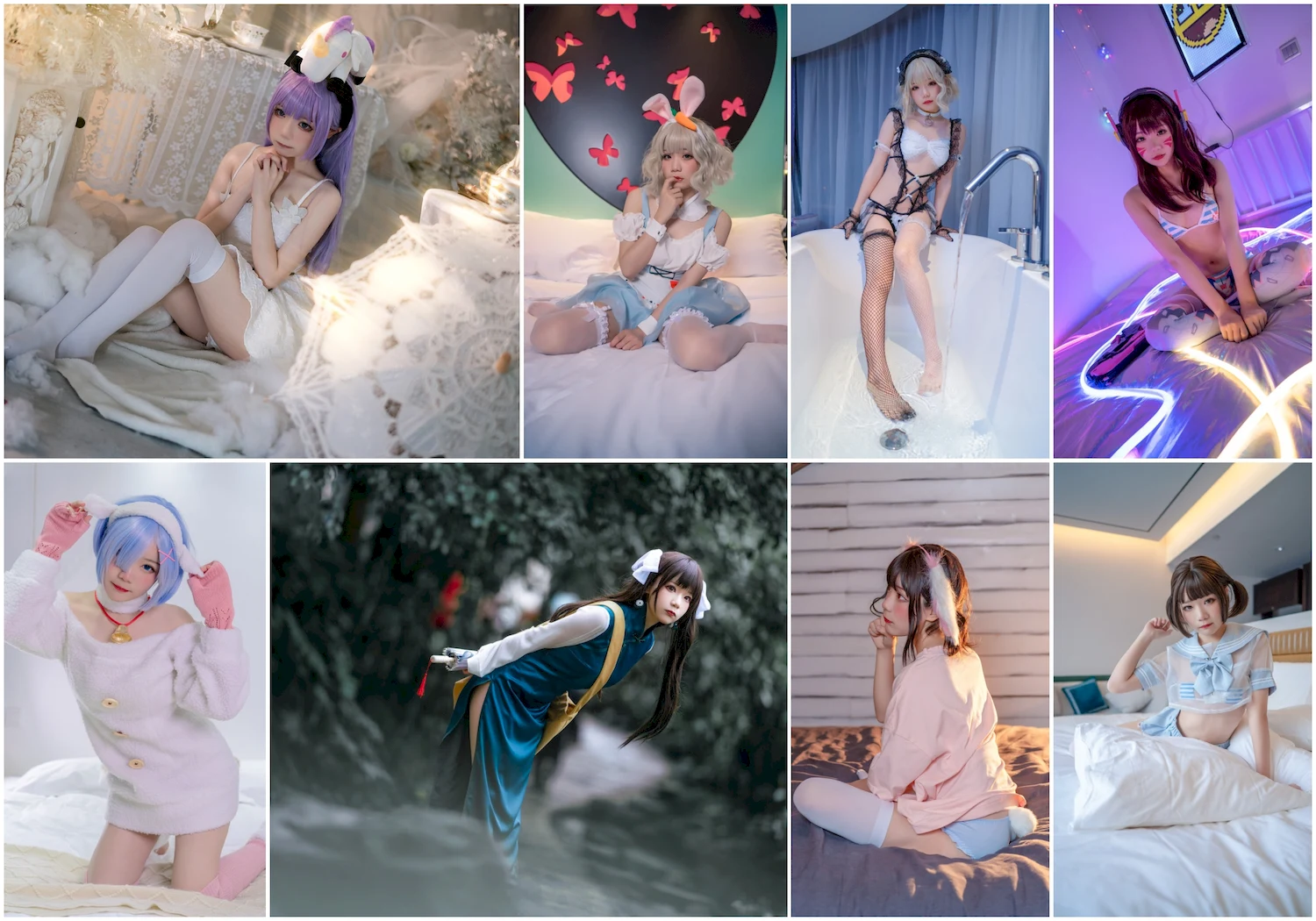 王胖胖u写真图片 性感美少女网红模特
