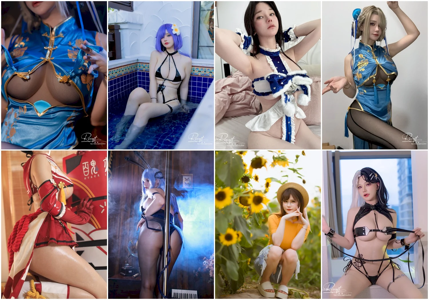 前羽写真图片 性感美少女网红模特