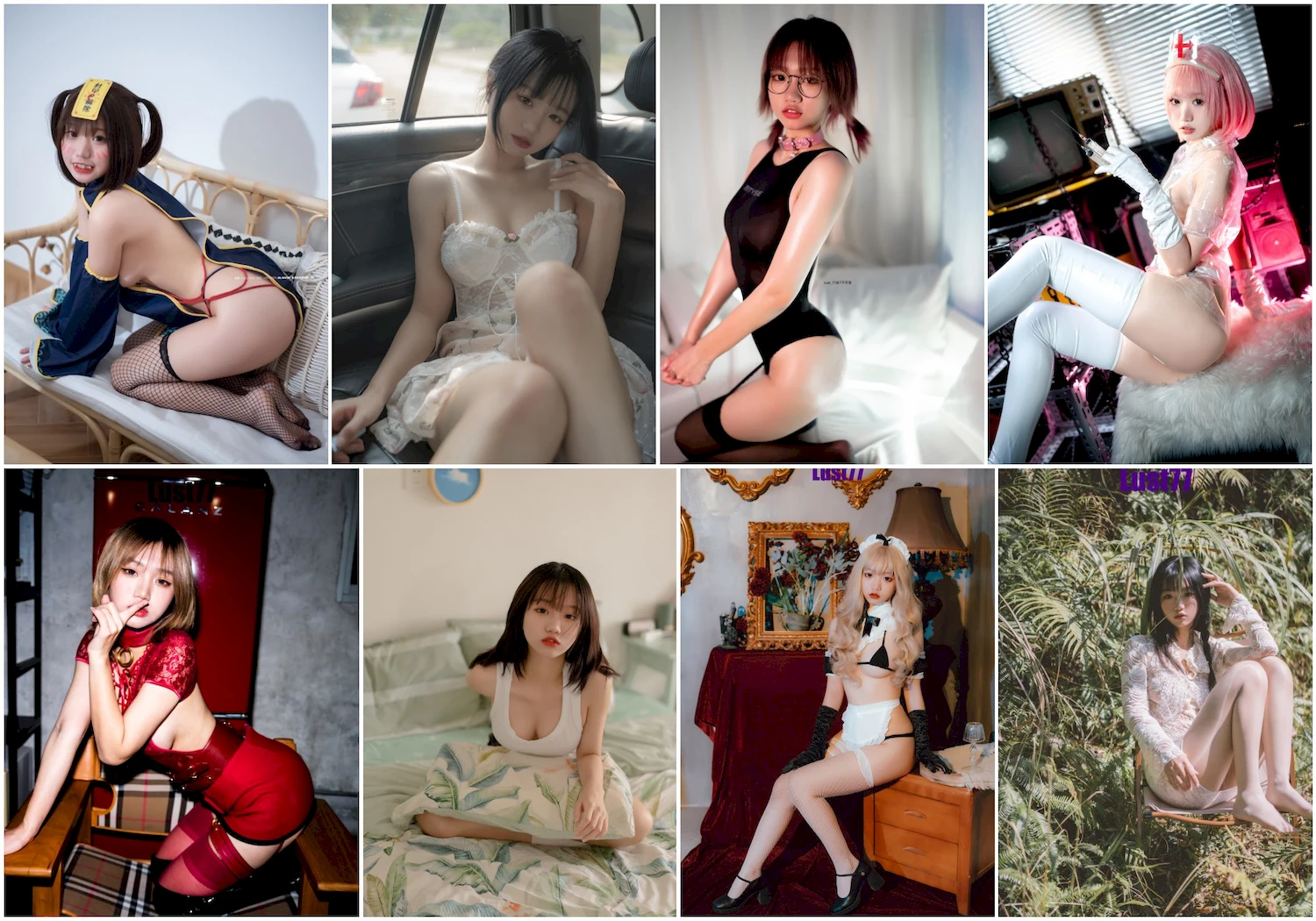 柒柒要乖哦写真图片 性感美少女网红模特