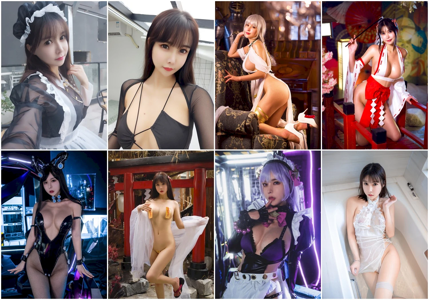 亚马逊鲶鱼写真图片 性感美少女网红模特