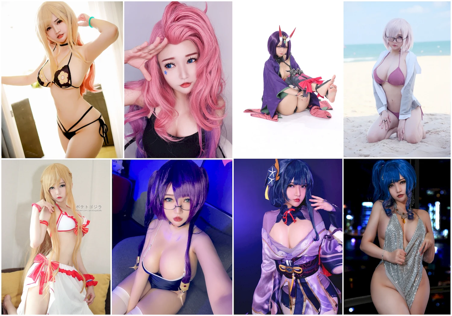 Potato Godzilla写真图片 性感美少女网红模特