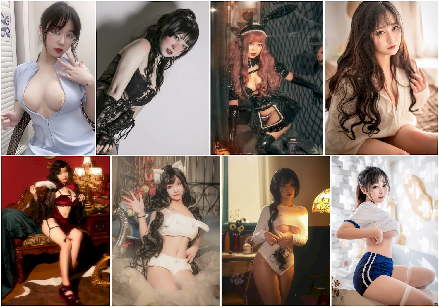 奇行家狗崽写真图片 性感美少女网红模特