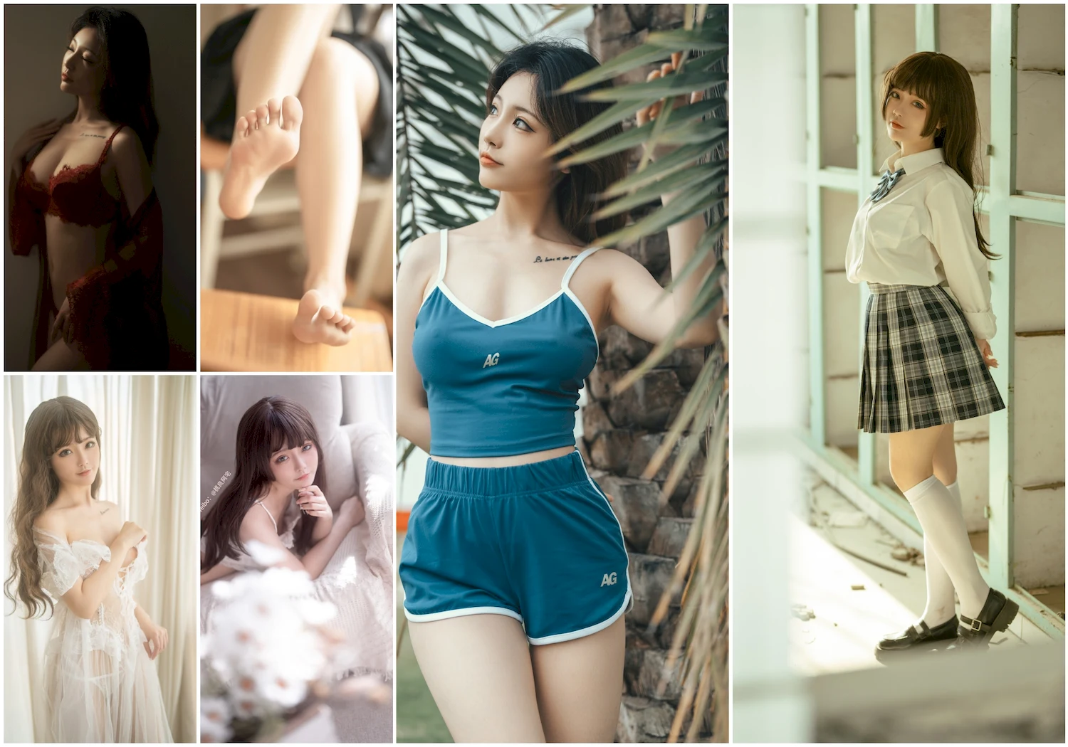 桃良阿宅写真图片 性感美少女网红模特