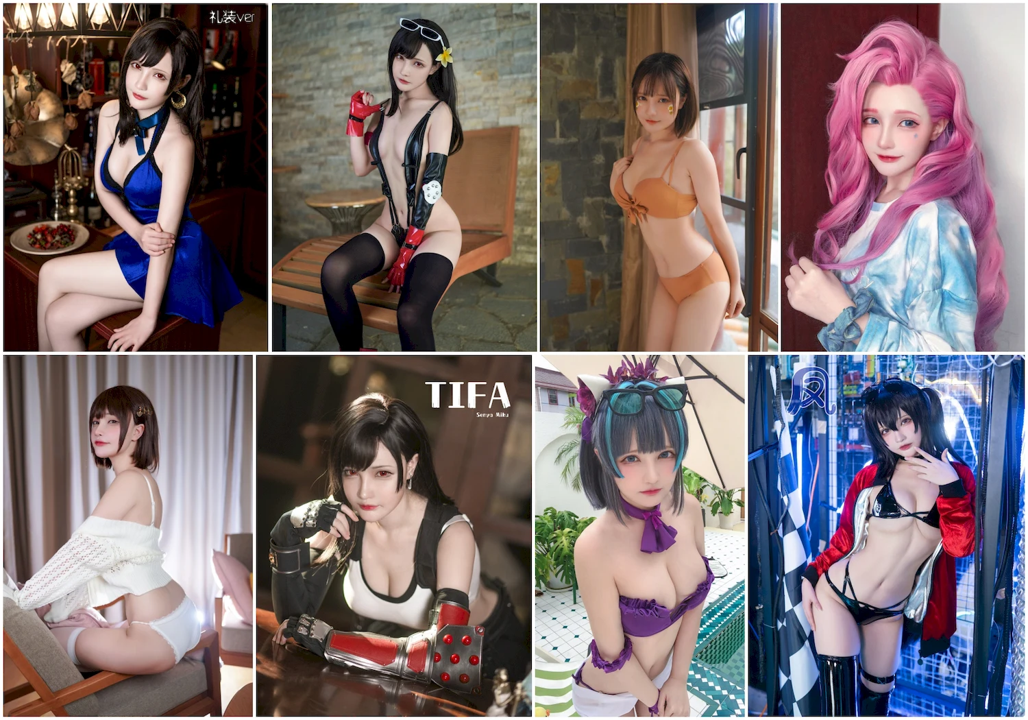 千夜未来(Senya Miku)写真图片 性感美少女网红模特