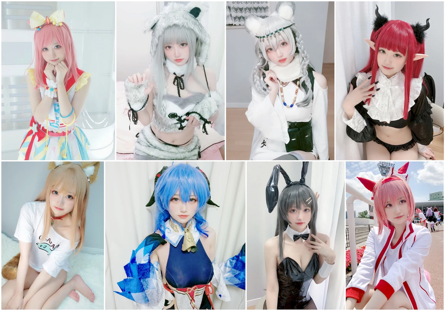 千阳(ちよ)写真图片 性感美少女网红模特