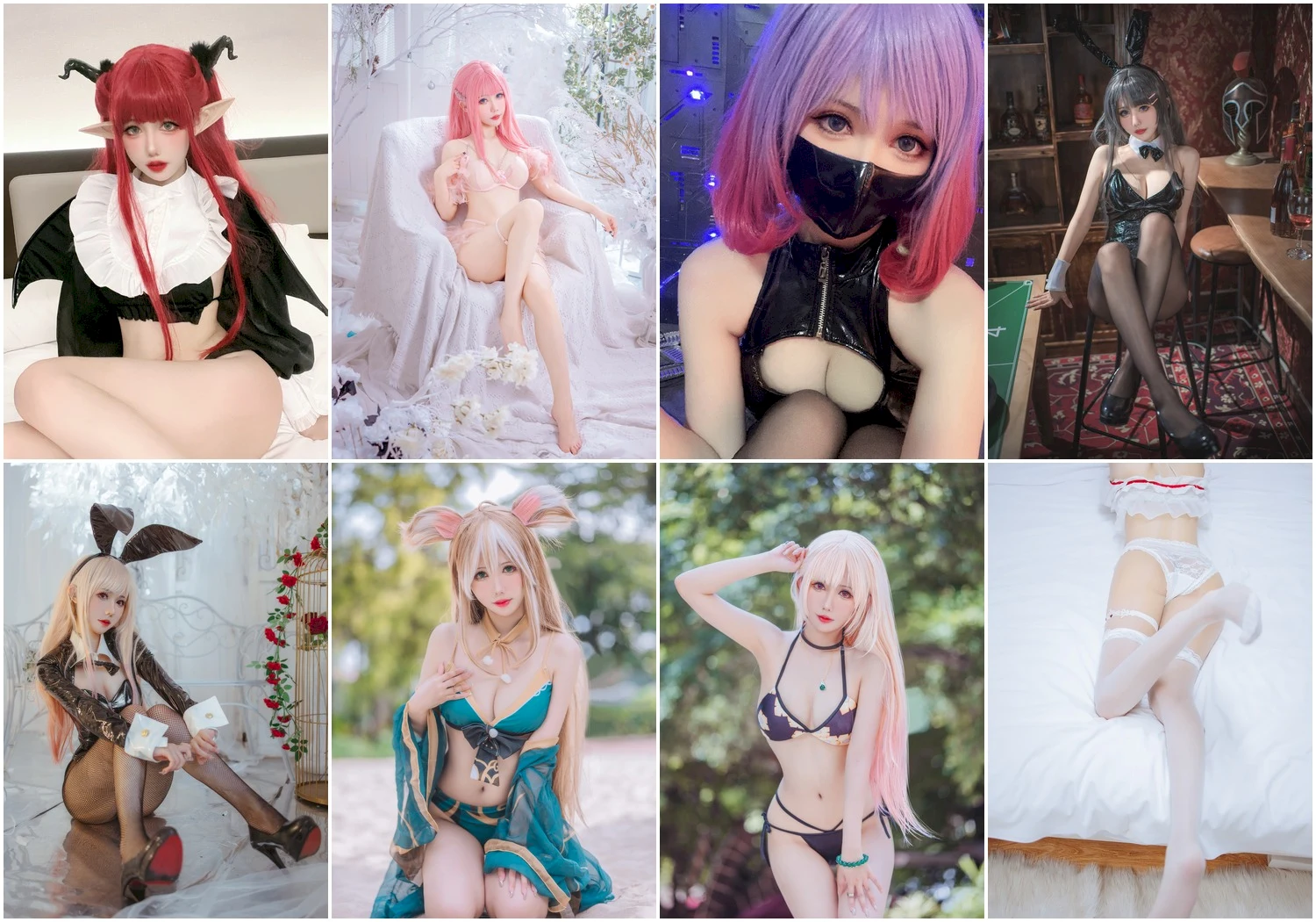 仙女月写真图片 性感美少女网红模特
