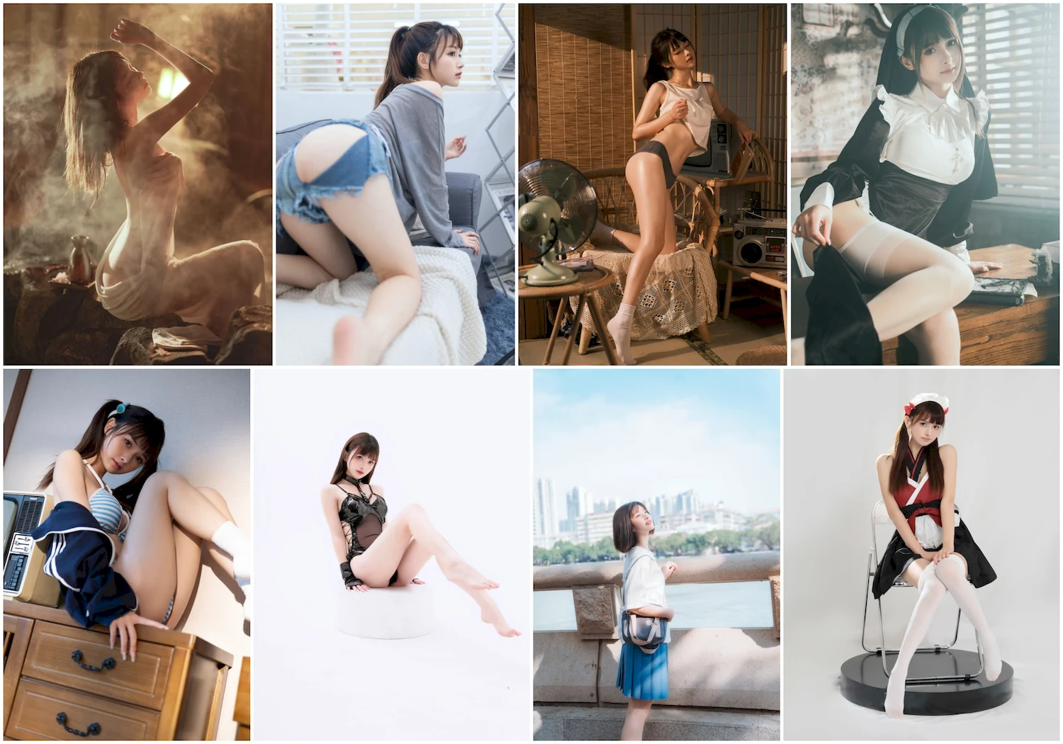 河豚抚子写真图片 性感美少女网红模特