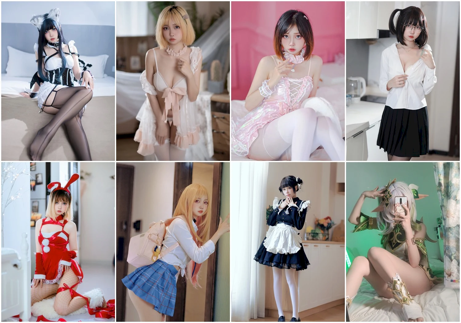 洛桑w伊梓写真图片 性感美少女网红模特