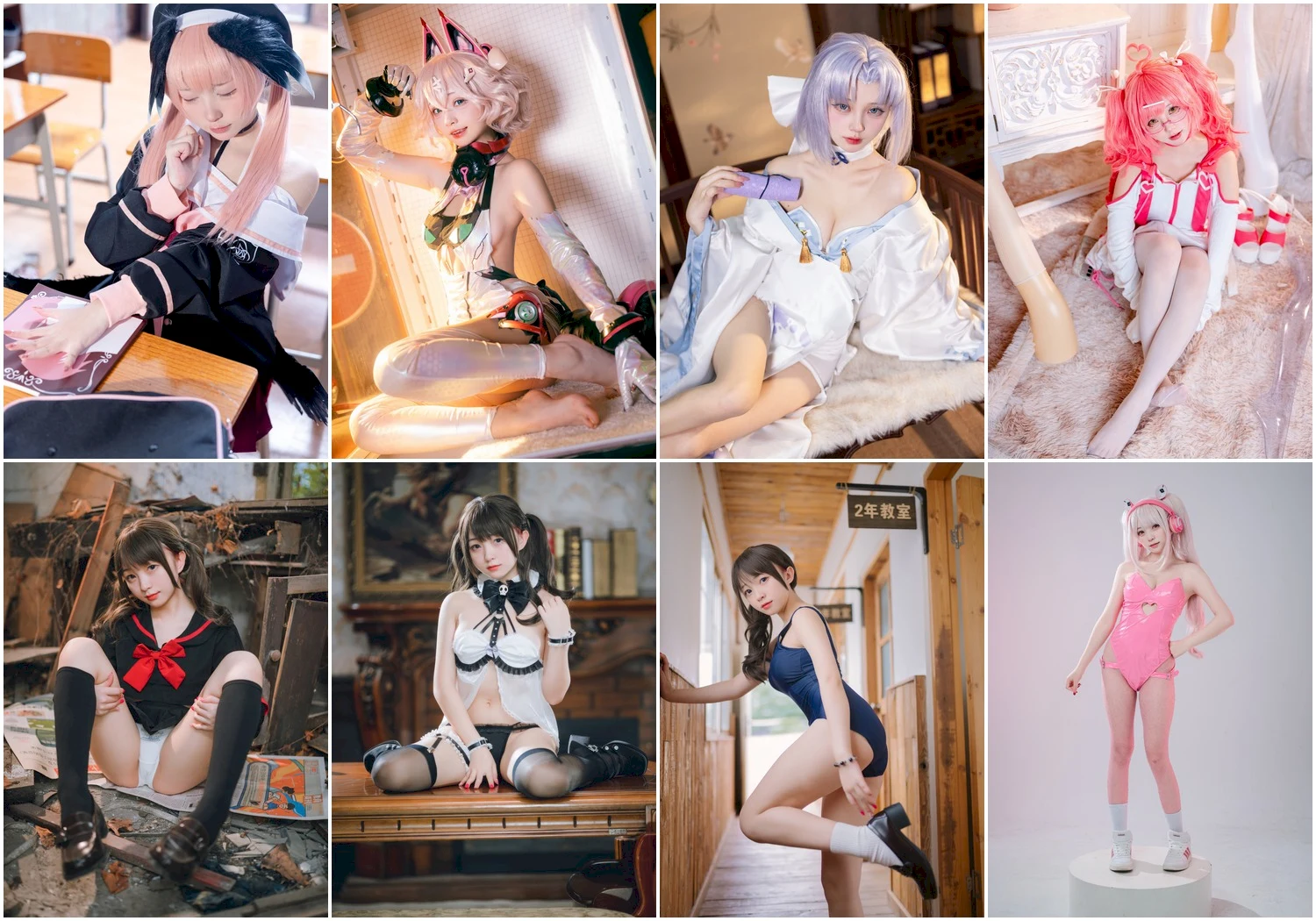 花铃写真图片 性感美少女网红模特