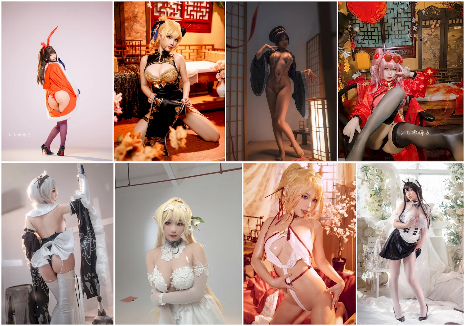 七七娜娜子写真图片 性感美少女网红模特