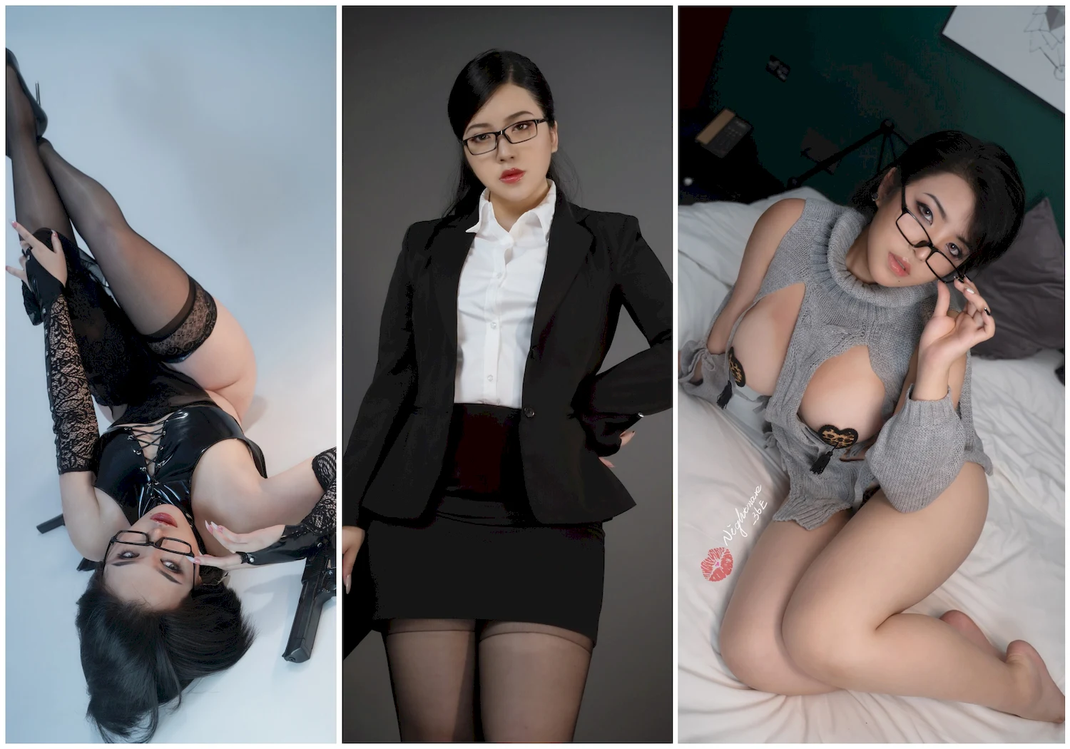 千煌弑夜写真图片 性感美少女网红模特