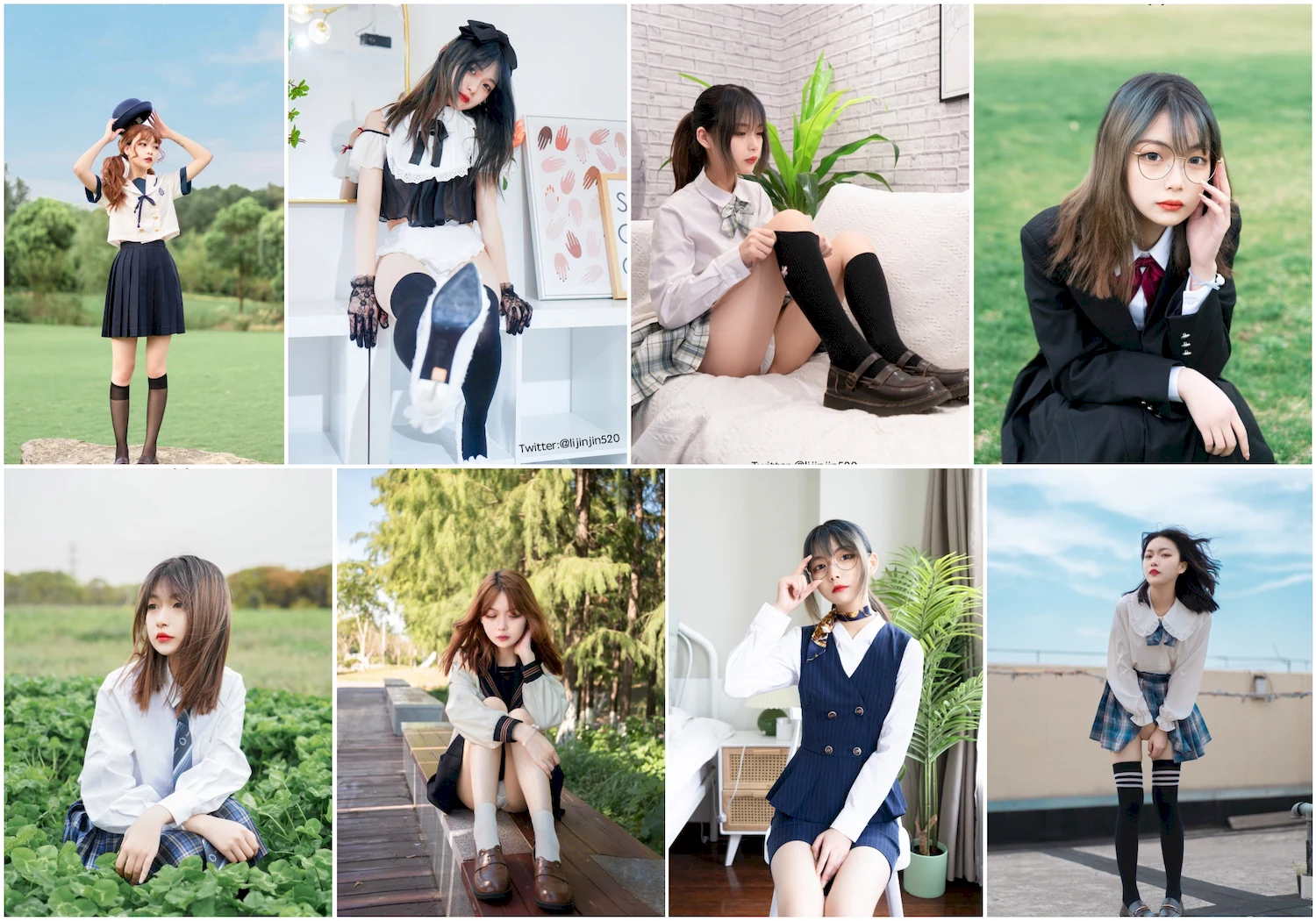 梨瑾瑾写真图片 性感美少女网红模特