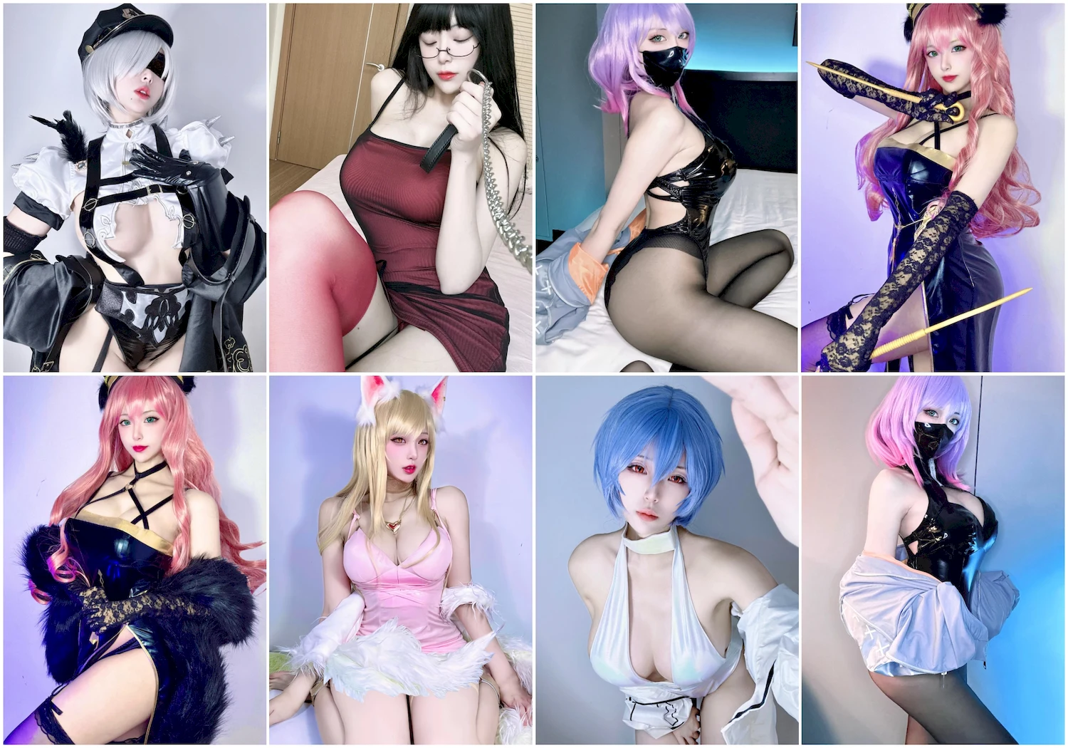 章鱼小童谣写真图片 性感美少女网红模特