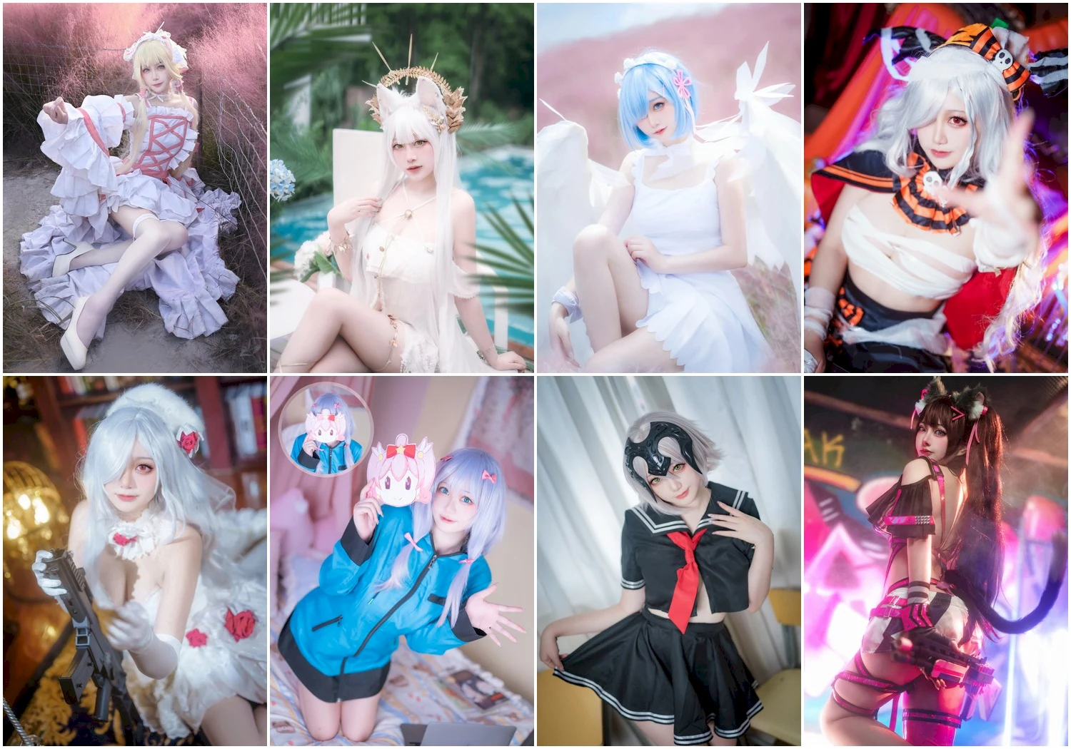 Halo_酱写真图片 性感美少女网红模特