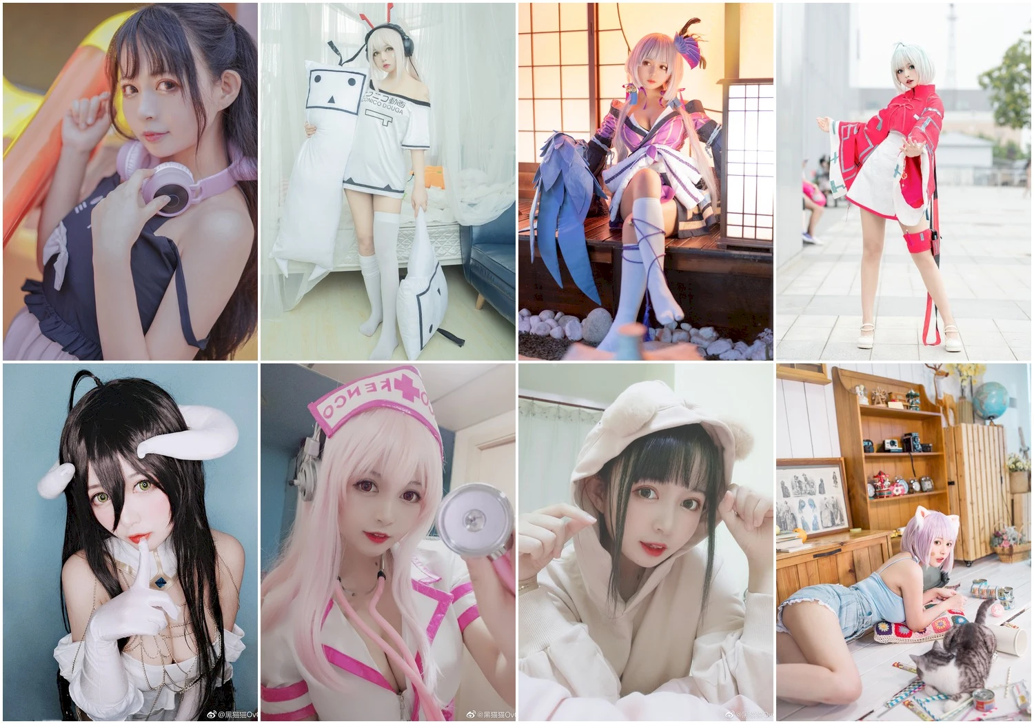 黑猫猫OvO写真图片 性感美少女网红模特