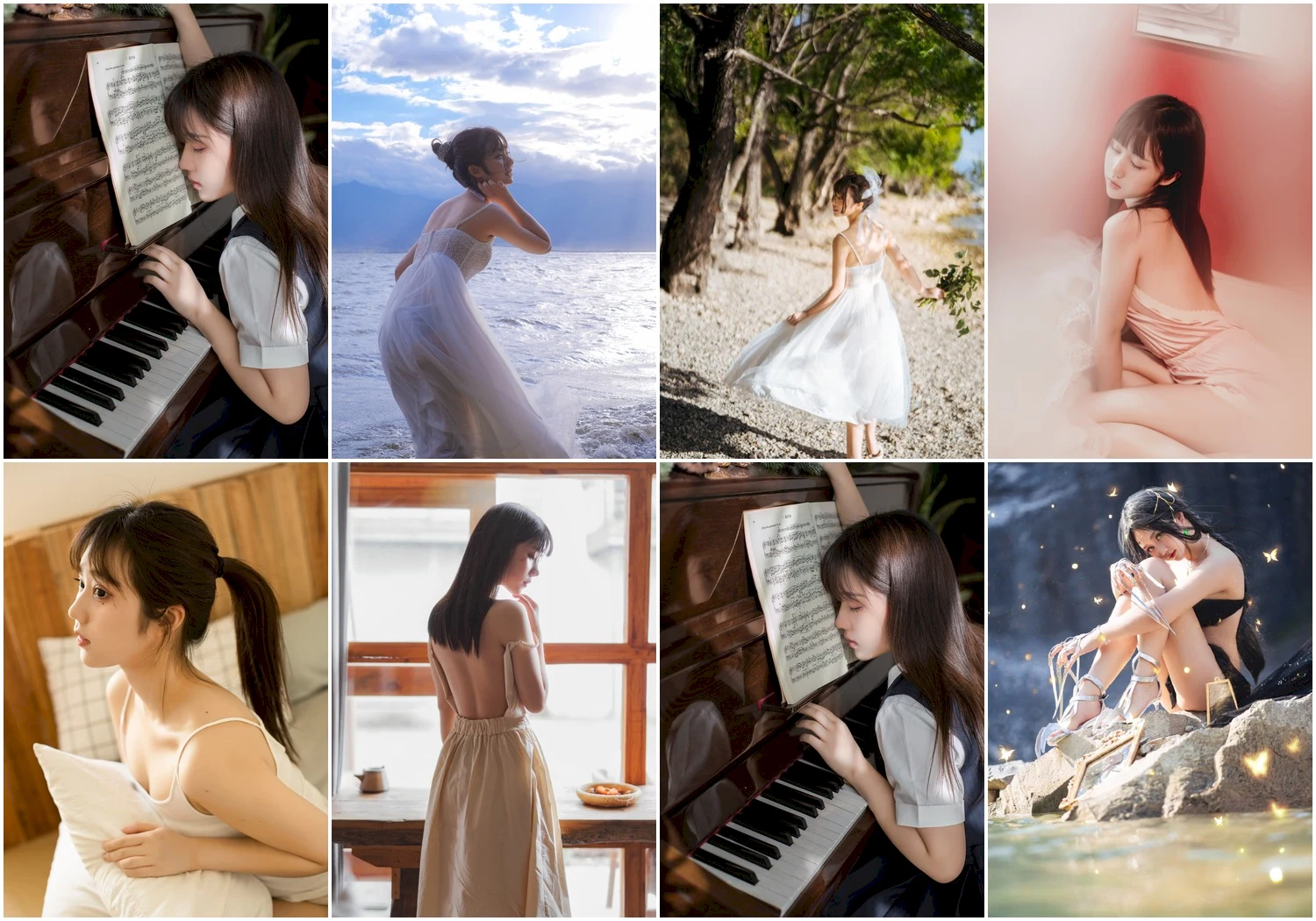 镜酱写真图片 性感美少女网红模特