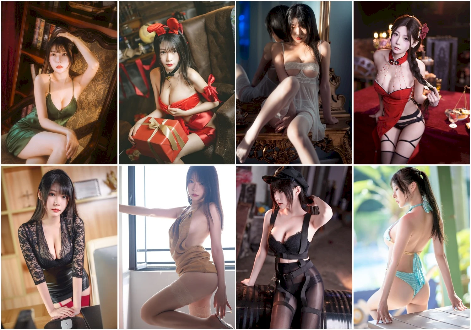 香草喵露露写真图片 性感美少女网红模特